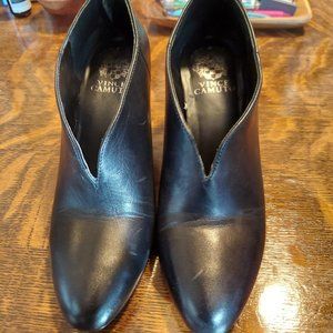 Vince Camuto SZ 8M Vyammi Black Leather Stiletto Heel Bootie